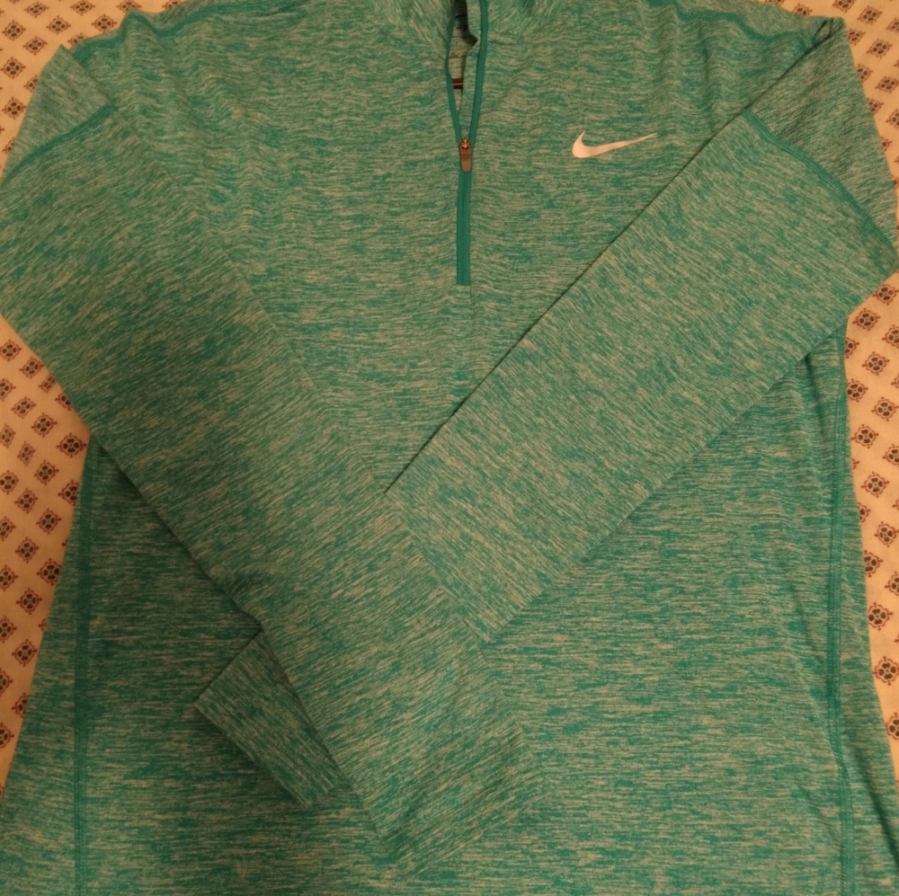 Nike dry fit running, half zip top